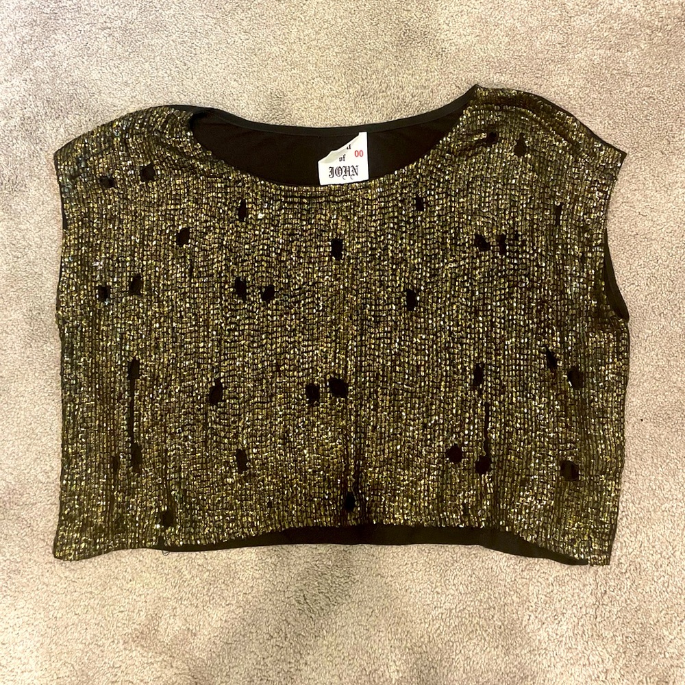 Jeweled Crop Top